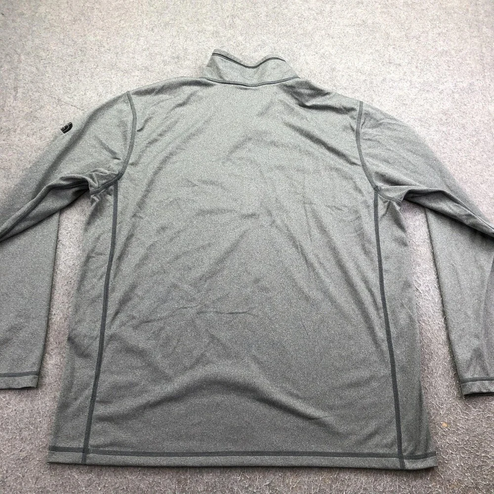 The North Face Pullover Mens XL Gray 1/4 Zip Long Sleeve Top Dominion Payroll